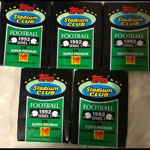 COPY - Topps Stadium club 92 football 🏈 15 cards